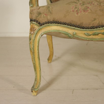 antiques, armchair, antique armchairs, antique armchair, antique Italian armchair, antique armchair, neoclassical armchair, 20th century armchair, pair of armchairs, pair of baroque-style armchairs.