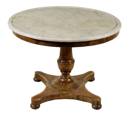 Round table with Marble top