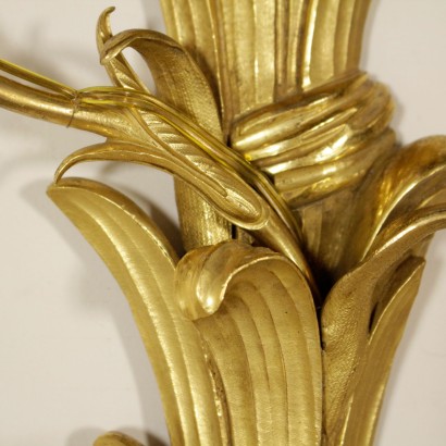 Elegant Paire d'Appliques Napoléon III Bronze Moitié '800