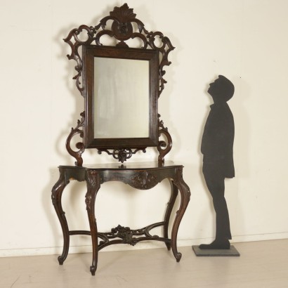 Consolle Luigi Filippo with Mirror