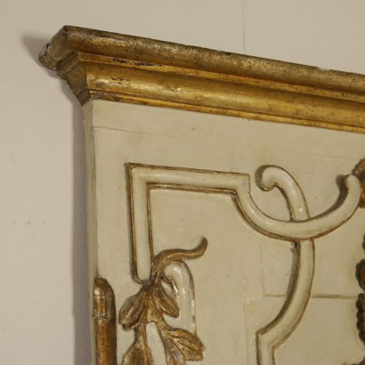 Refined Mantelpiece Mirror Manufactured in Naples Late 1700s