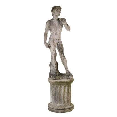 Statue of David Chippings Italy First Half of 1900s