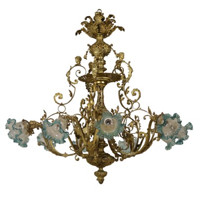 antique, chandelier, antique chandeliers, antique chandelier, antique Italian chandelier, antique chandelier, neoclassical chandelier, 19th century chandelier.