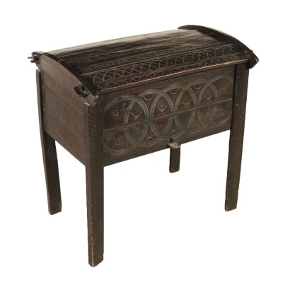 Kneading Trough Beech Manufactured in Italy 19th Century