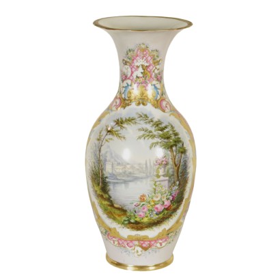 antiquités, vase, vase antique, vase antique, vase antique italien, vase antique, vase néoclassique, vase des 900, vase en porcelaine.