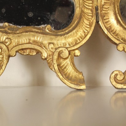 antique, mirror, antique mirror, antique mirror, antique Italian mirror, antique mirror, neoclassical mirror, mirror of the 900 - antiques, frame, antique frame, antique frame, antique Italian frame, antique frame, neoclassical frame, frame of the 900, tripartite mirror.