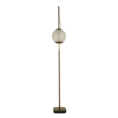modern antiques, modern design antiques, floor lamp, modern antique floor lamp, modern antiques floor lamp, Italian floor lamp, vintage floor lamp, floor lamp from the 50s / 60s, floor lamp from the 50s / 60s, Luigi lamp Caccia Dominioni, lamp produced by Azucena.