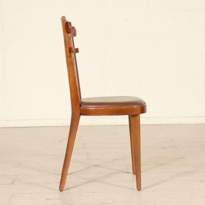 antigüedades modernas, antigüedades de diseño moderno, silla, silla antigua moderna, silla antigua moderna, silla italiana, silla vintage, silla de los 60, silla de diseño de los 60, grupo de seis sillas.
