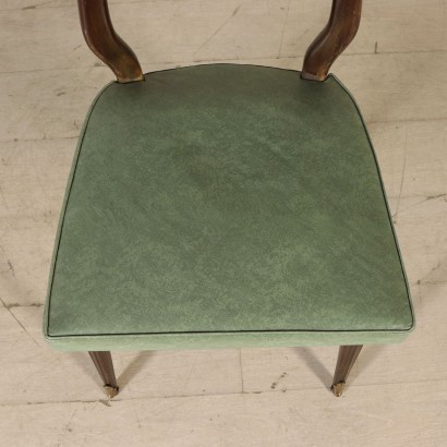 antiguo moderno, diseño moderno, silla, silla moderna, silla moderna, silla italiana, silla vintage, silla de los años 50, silla de diseño de los años 50, grupo de seis sillas de los años 50.