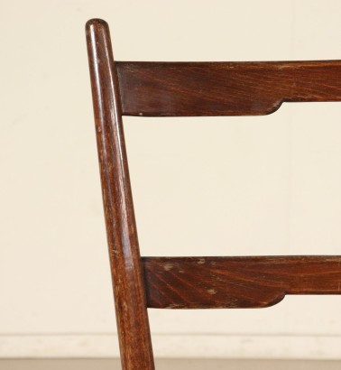 antigüedad moderna, diseño moderno, silla, silla moderna, silla moderna, silla italiana, silla vintage, silla de los años 50, silla de diseño de los años 50, grupo de seis sillas.