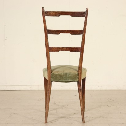 antiquité moderne, design moderne, chaise, chaise moderne, chaise moderne, chaise italienne, chaise vintage, chaise années 50, chaise design années 50, groupe de six chaises.