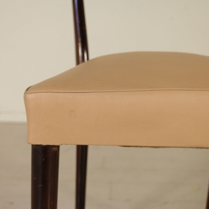 modernariato, modernariato di design, sedia, sedia modernariato, sedia di modernariato, sedia italiana, sedia vintage, sedia anni 50, sedia design anni 50, gruppo di quattro sedie.
