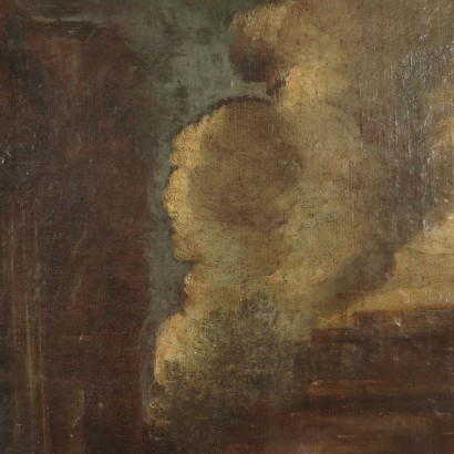Landscape with Architecture and Figures - detail