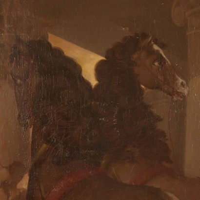 King Darius' Death Oil on Canvas Late 1800s