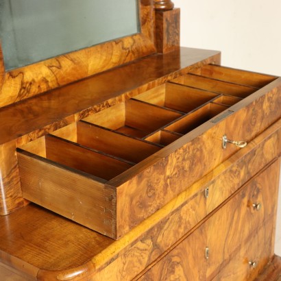 Chest of drawers With Mirror and Overhead-especially