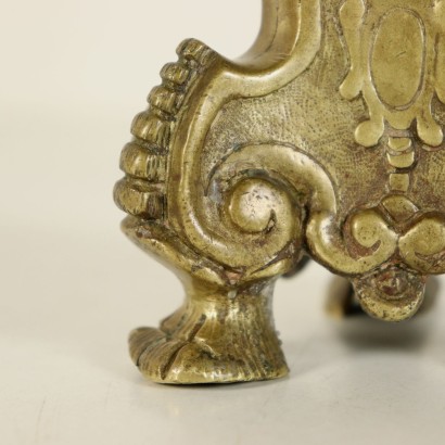 Paire de Candélabres Bronze Fabriqué en Italie XVIIIeme siècle
