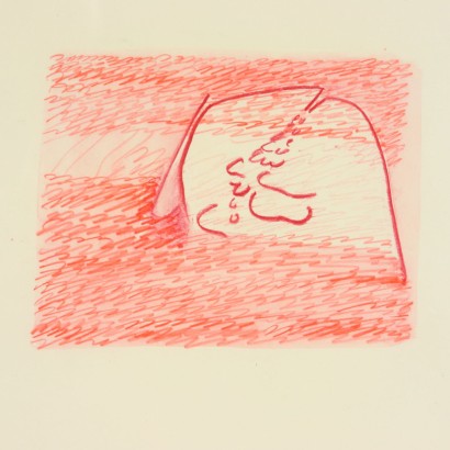 Drawing by Ugo La Pietra Mixed Technique Contemporary Art 1963