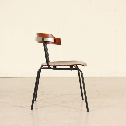 modernariato, modernariato di design, sedia, sedia modernariato, sedia di modernariato, sedia italiana, sedia vintage, sedia anni '60, sedia design anni 60, gruppo di tre sedie anni 60.