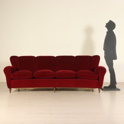 moderne Antiquitäten, moderne Design-Antiquitäten, Sofa, modernes Antiquitäten-Sofa, modernes Antiquitäten-Sofa, italienisches Sofa, Vintage-Sofa, 50er-Jahre-Sofa, 50er-Jahre-Design-Sofa