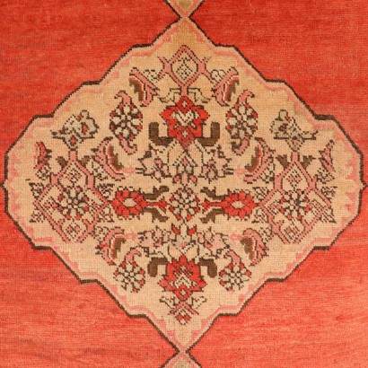 Antique Karabagh Carpet Cotton and Wood Caucasus 1930s-1940s