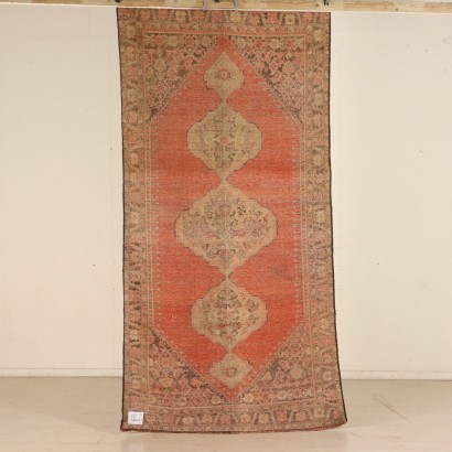 Antique Karabagh Carpet Cotton and Wood Caucasus 1930s-1940s