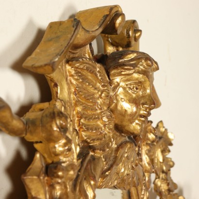 Spiegel, Goldene Louis XV Geschnitzt - Insbesondere