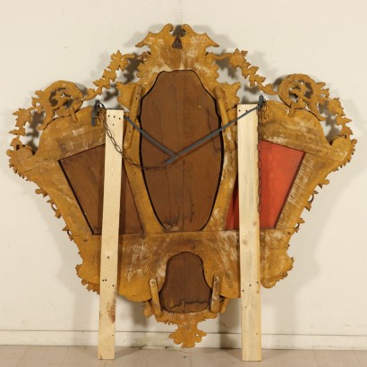 Espejo Dorado Luis XV Tallado