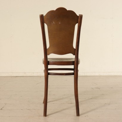 Antik, Stuhl, Antike Stühle, Antiker Stuhl, Antiker italienischer Stuhl, Antiker Stuhl, neoklassizistischer Stuhl, 900er Stuhl, Gruppe von vier Thonet Stühlen.
