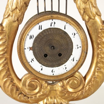 antiguo, reloj, reloj antiguo, reloj antiguo, reloj italiano antiguo, reloj antiguo, reloj neoclásico, reloj del siglo XIX, reloj de pie, reloj de pared, reloj de lira Empire.
