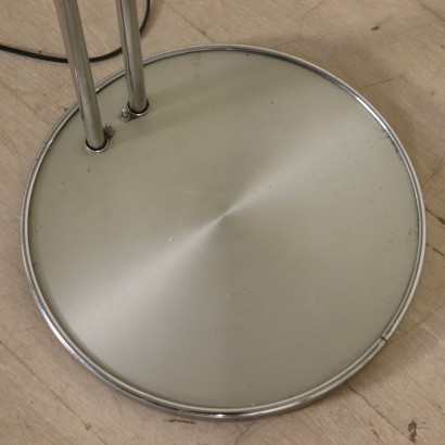 Floor Lamp Chromed Metal Aluminium Methacrylate Italy 1960s-1970s