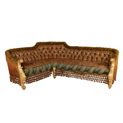 The corner sofa in the Baroque Style