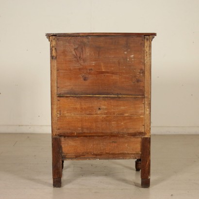 Antique Walnut Nightstand Italy First Half of 1800s