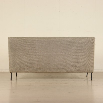 Sofa Designed for Isa Foam Fabric Metal Brass Vintage Italy 1960s