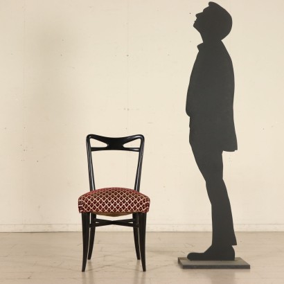 Set of Chairs in the style of Osvaldo Borsani Vintage Italy 1950s