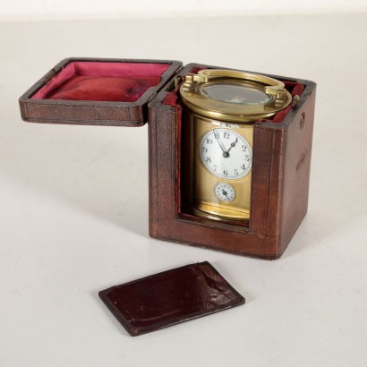 Antik, Uhr, antike Uhr, antike Uhr, antike italienische Uhr, antike Uhr, neoklassizistische Uhr, Uhr aus dem 19. Jahrhundert, Standuhr, Wanduhr, Reiseoffizier.
