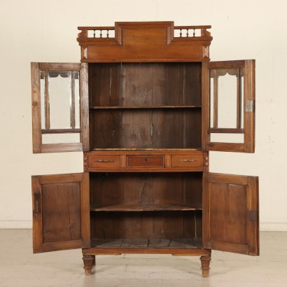 Display Dresser Elm Manufactured in Italy Early 1900s