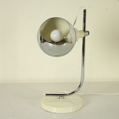 Lampe de Table Reggiani Métal chromé et laqué Italie Années 60-70