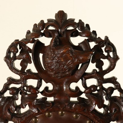 Chair from the Black Forest Sessile Oak Germany First Half of 1900s