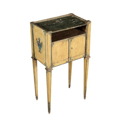 Neoclassical Lacquered Nightstand Italy Last quarter of 1700s