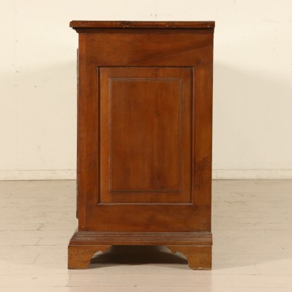 Large Walnut Cupboard Four Doors Italy First Half of 1800s