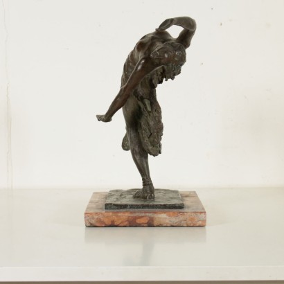 Sculpture Franco Bargiggia Bronze Marbre Italie Années 30-40