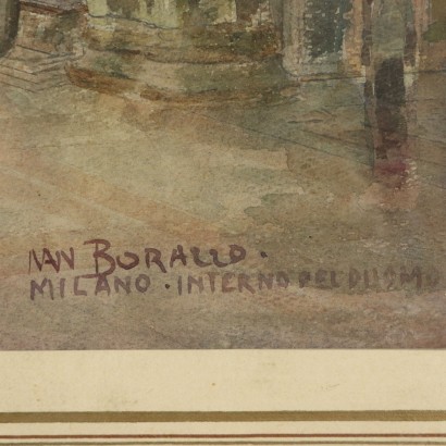 Pintura a la acuarela por Nan Borazzo (1905-?)