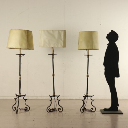 Group of Three floor Lamps