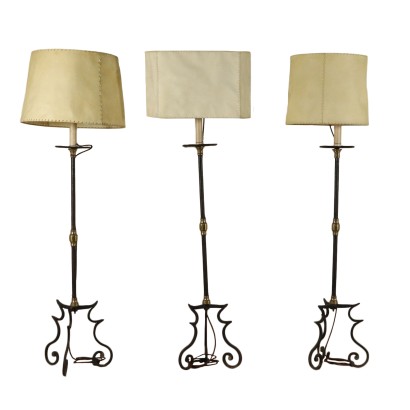 Group of Three floor Lamps