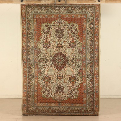 Srinagar Carpet India Cotton Wool Handmade Manufacture 1980s