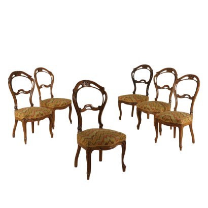 Group of 6 Chairs Louis philippe
