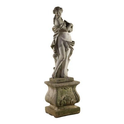 Garden Statue Woman Harvest Symbol Italy Late 18th-Early 19th Century