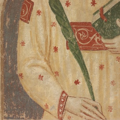 Fausse Fresque avec la Figure de Saint XXeme siècle