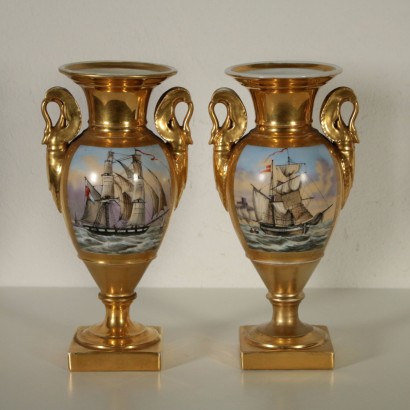 Paar Empire-Vasen