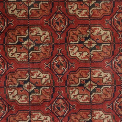 Handmade Bukhara Carpet Manufactured in Morocco 1990s